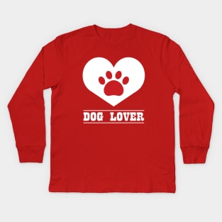 Dog Lover Kids Long Sleeve T-Shirt